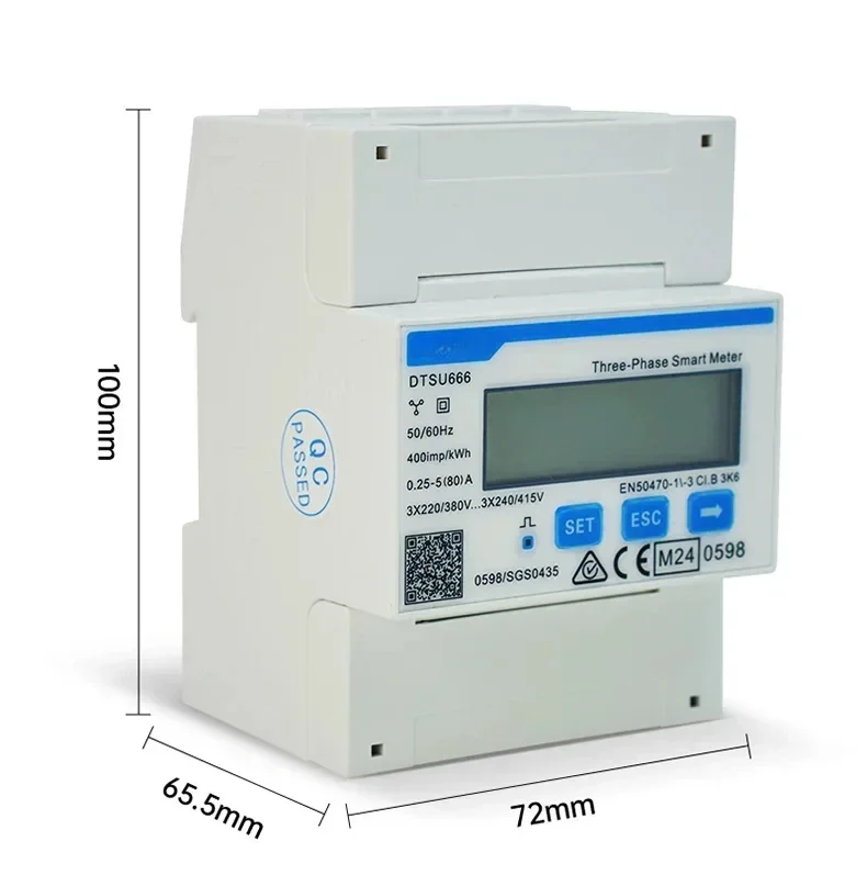 Превосходное качество универсальный тип трехфазный CHNT DTSU666 цифровой измеритель