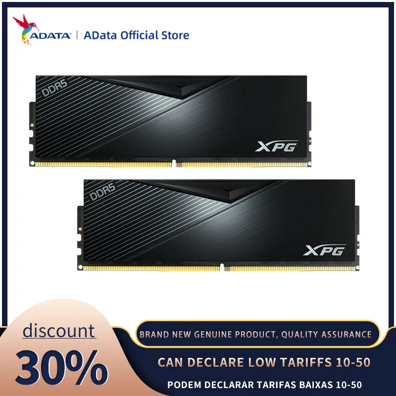 

ADATA XPG LANCER DDR5 DRAM Module 32G（16GBX2） 5200MHZ 6000Mhz Memoria Ram ddr5 PC Desktop RAM