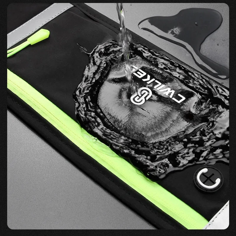 Спортивная поясная сумка CWIKLES для женщин и мужчин водонепроницаемая сумочка на