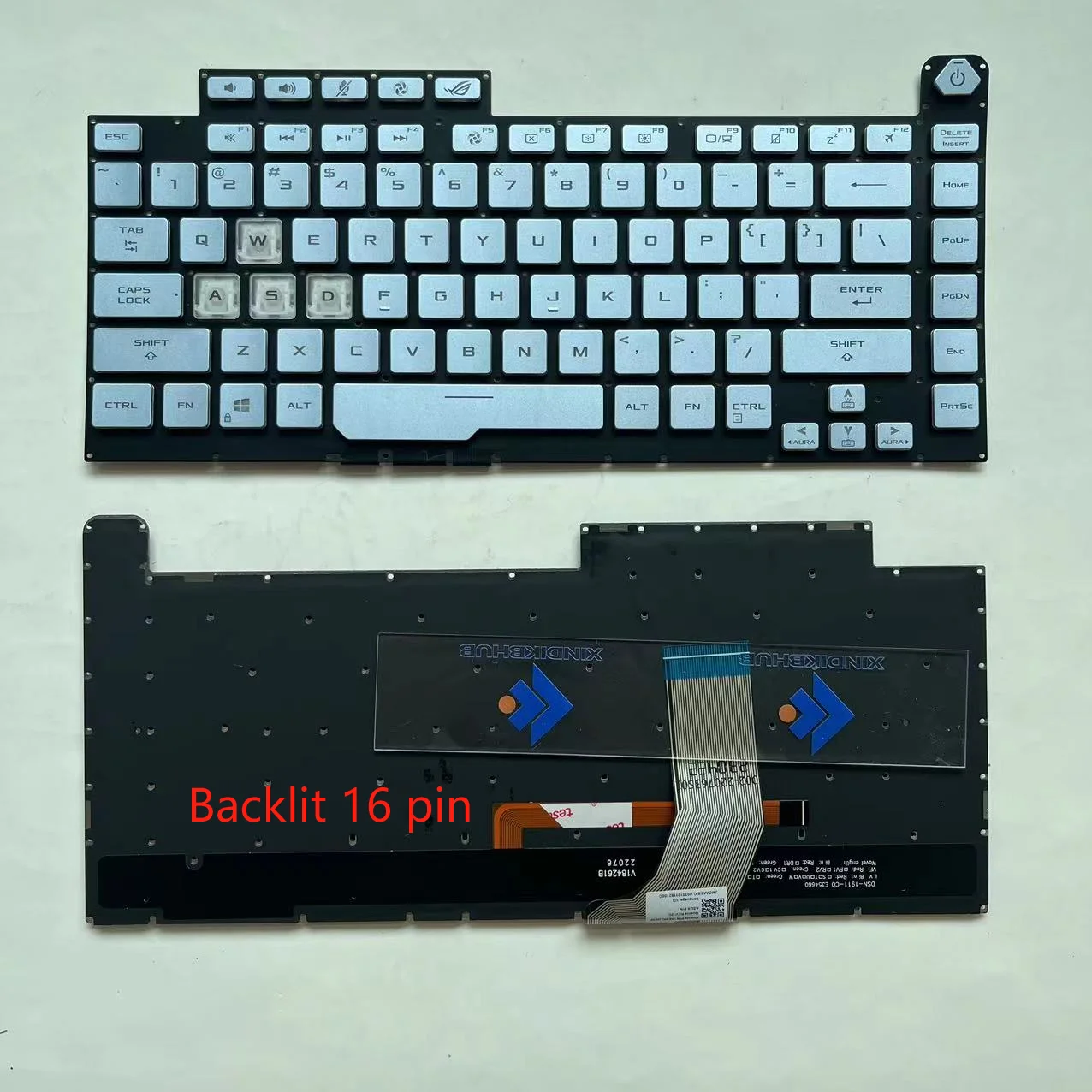 XIN-Russian-US RGB-подсветка клавиатуры для ноутбука Asus ROG Strix G531 G531GT G531GU G531GW G15 G512 G512LV G512LW с