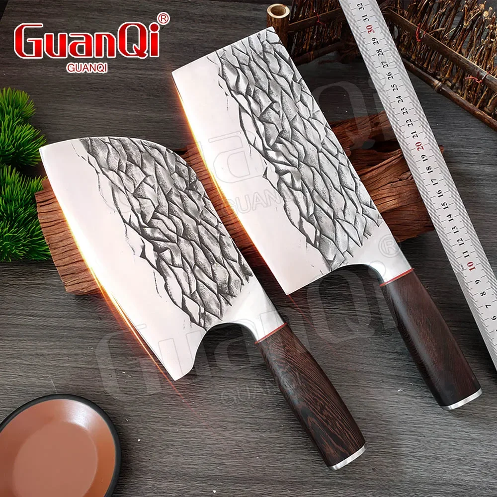 5Cr15 Кухонный нож из нержавеющей стали Кованый мясной Тесак для мяса Нож