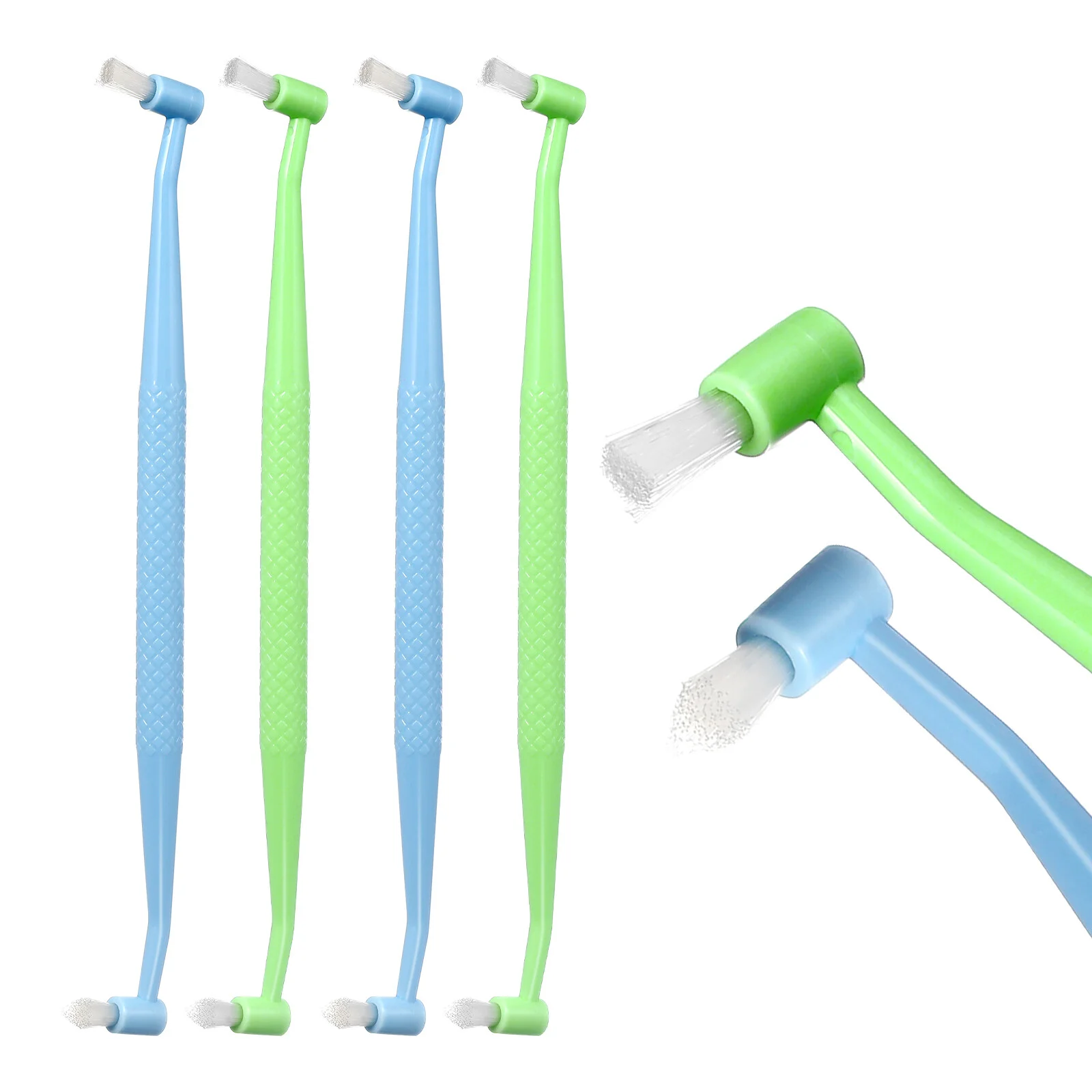 

8 Pcs Wisdom Teeth Soft Manual Toothbrushes Braces Teens Interdental Interspace Detail Cleaning