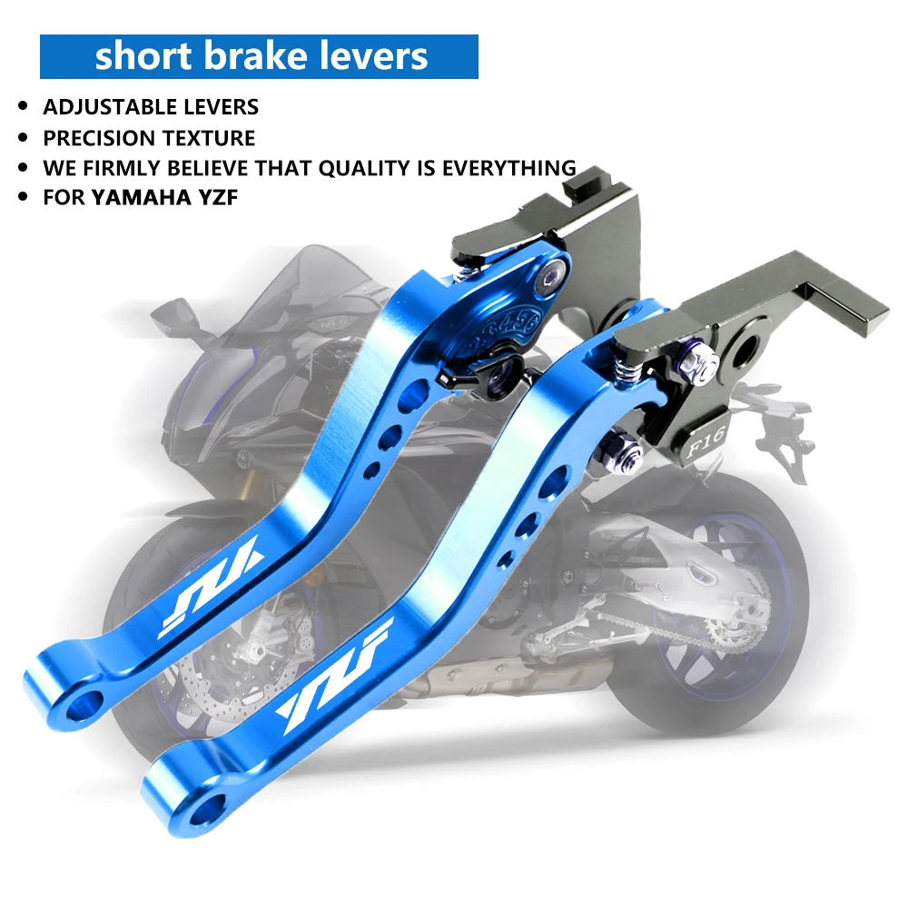 

Для YAMAHA YZF R1 2004-2008 YZF R6 2005-2016 R6S 2006 CNC короткий тормозной рычаг сцепления Мотоциклетные аксессуары рычаг ручек
