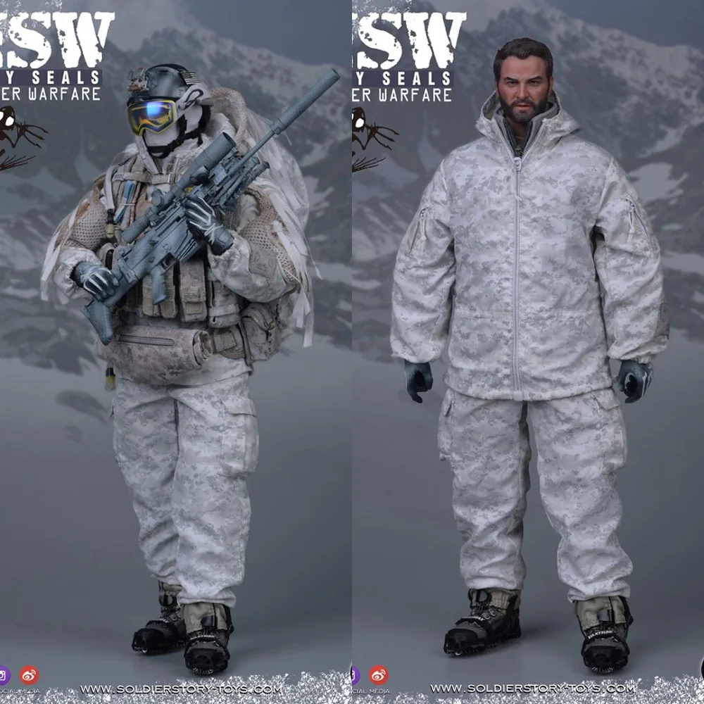 Soldierstory Ss109 1/6 Мужчины Солдат Nsw Зимняя война Марксман Снайпер с оружием Полный