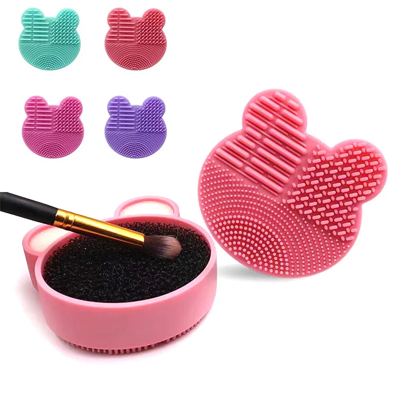 Коврик для чистки кистей макияжа коврик Универсальный косметики чистящая кисть