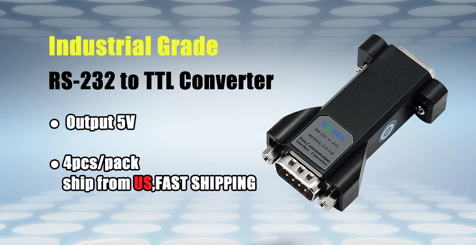 UOTEK промышленного класса RS-232 Преобразователь RS232 в TTL Выход 5 В COM DB9 Разъем-адаптер поддерживает все рабочие системы UT-210 (art.: 3920d3db6bbba) - 3920d3db6bbba