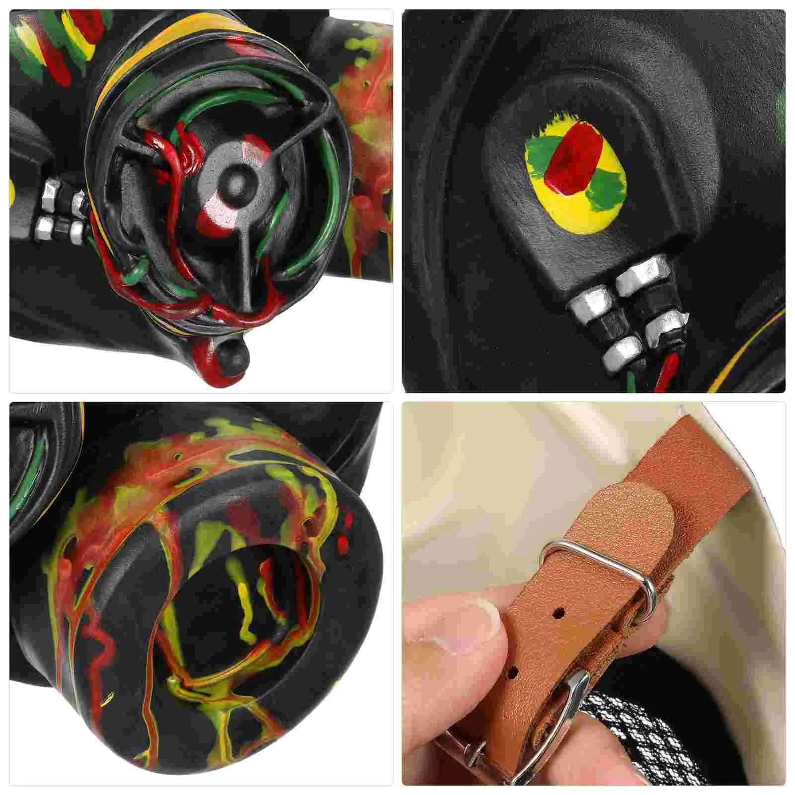 Головной убор на Хэллоуин противогаз в стиле стимпанк украшение камеры реквизит