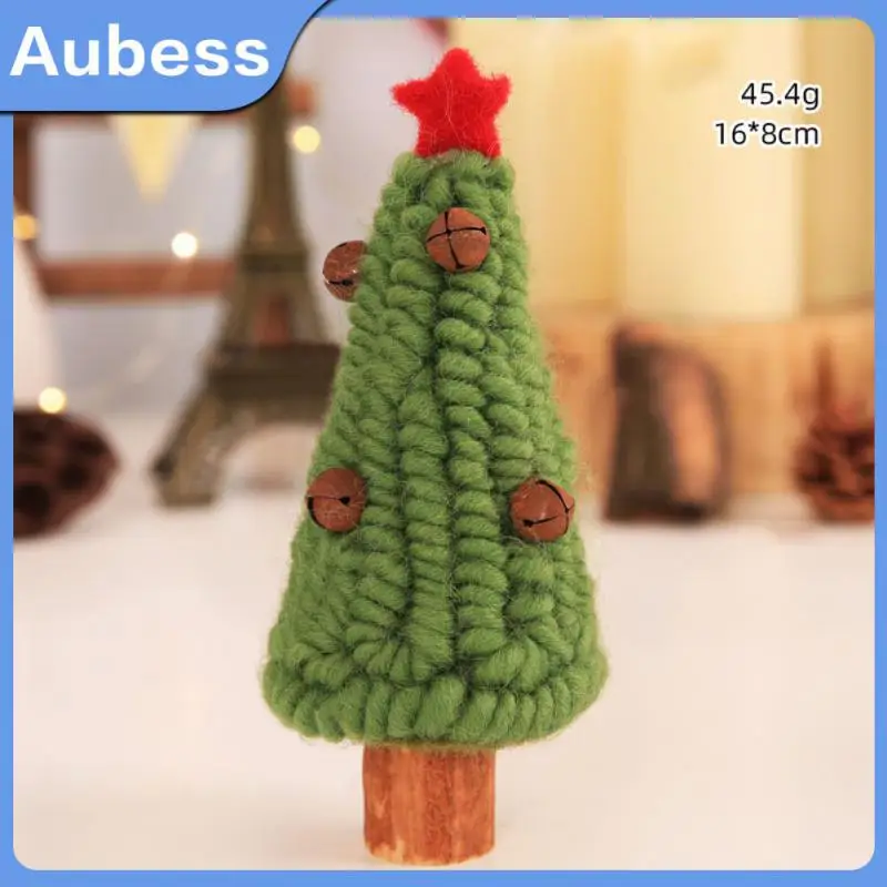 

New Creative Wool Felt Bell Christmas Tree Desktop Ornaments Christmas Tree Window Decoration Home Decoration Accessories