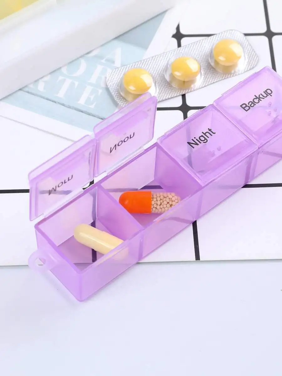 

1pc Multi-grid Pill Storage Box