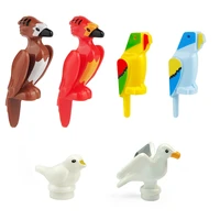 birds animal parts moc building blocks family pet bricks accessories kits parrot seagull eagle pigeon wholesale toys