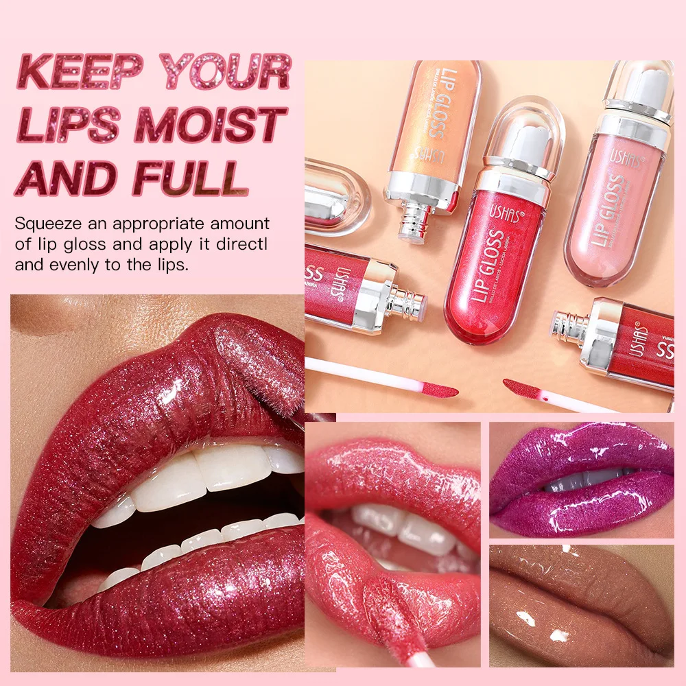 Pearl Liquid Lipstick Long-lasting Non-stick Cup Waterproof Mirror Fine Flash Lip Gloss Moisturize Glaze Maquiagem Makeup