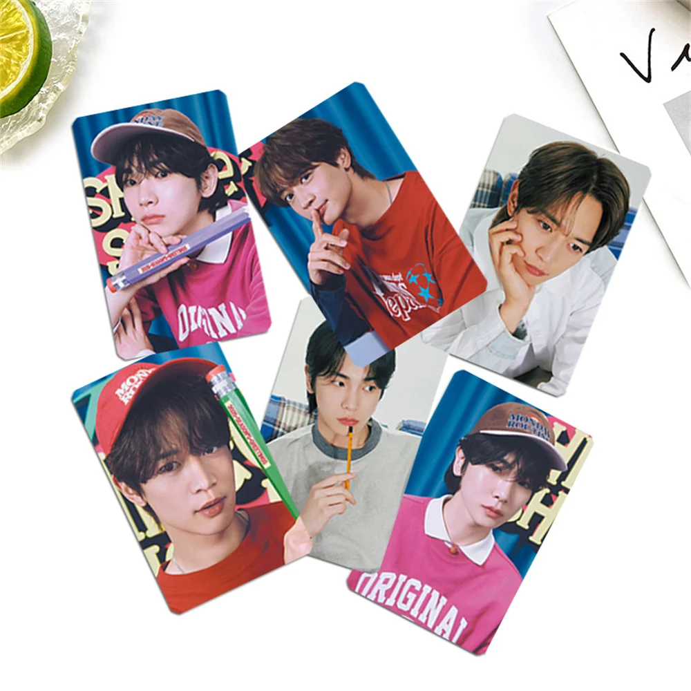 Kpop 6 шт. Shinee LOMO Card 2025 календарь фотокарта Jonghyun Kibum Minho Taemin селфи открытка подарочная