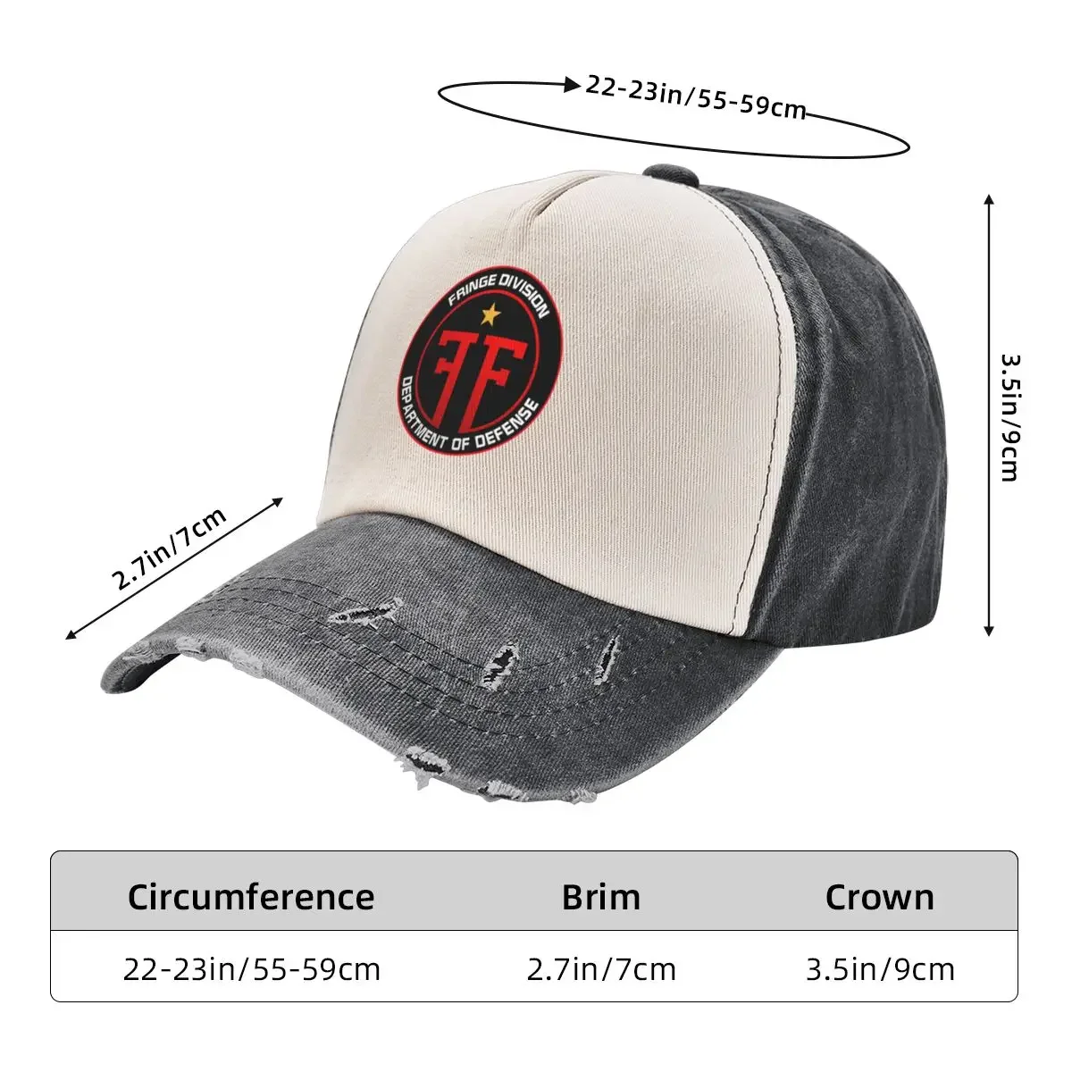 Кепка с бахромой DivisionCap Бейсбольная кепка от солнца Походная шляпа Шляпа для