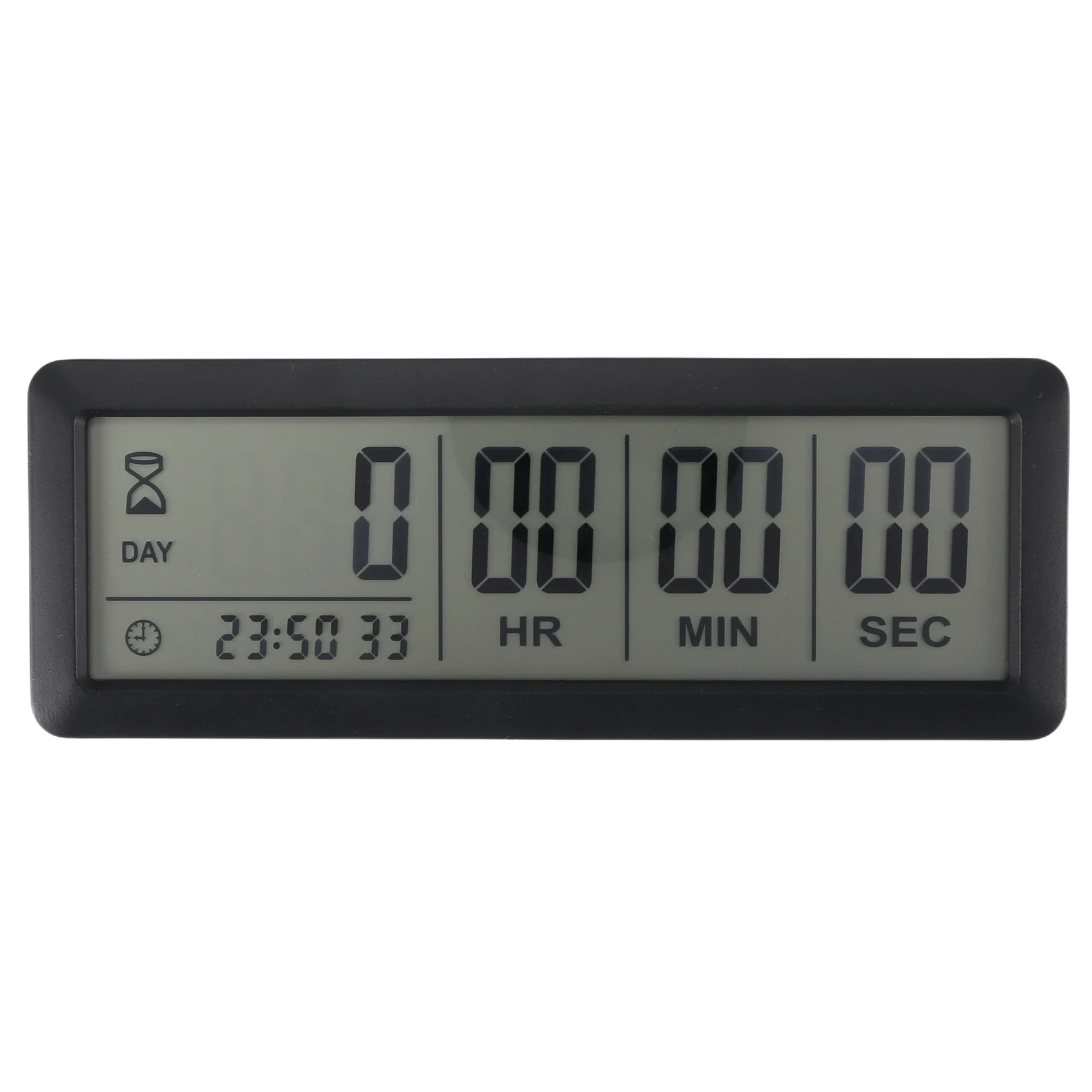

Big Digital Countdown Days Timer Clock - 999 Days Count Down Clock Timer for Graduation Lab Kitchen (Black)