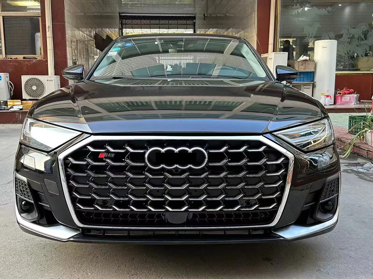 Передний бампер в стиле хорха D5-2023 для 2019-2022 A8 модификация из полипропилена D5/A8 на