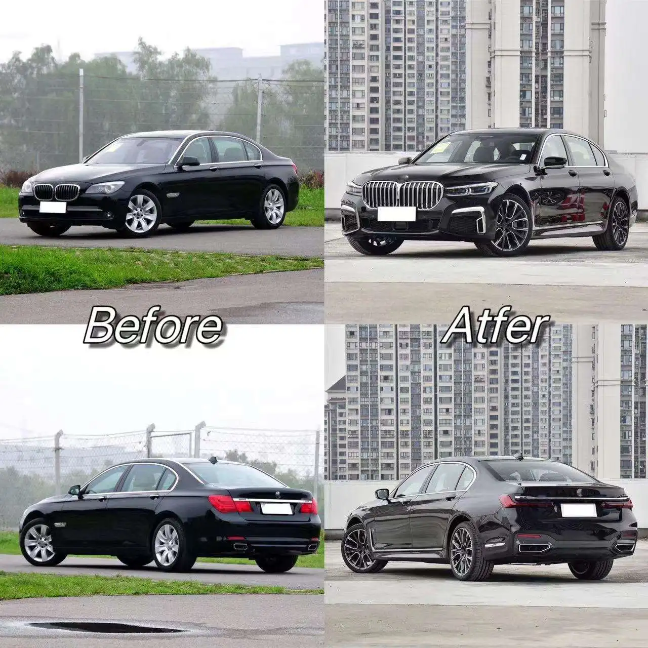 Обвес для BMW серии 7 09-15 F01/F02 обновление до G12 06-22 автозапчасти передний и задний