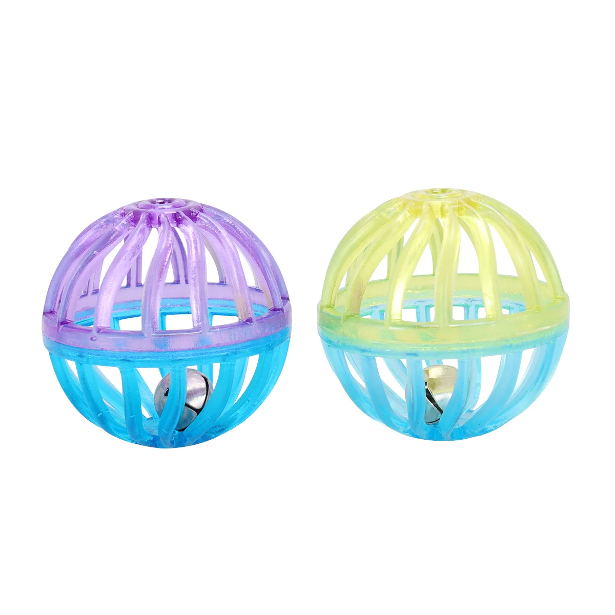 

4Pc Bells Nontoxic Cute Assorted Color Durable Portative Bells for Kitten Cats Small Pets