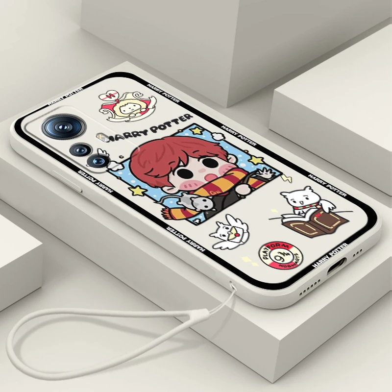 

Phone Case For Xiaomi Mi 12S 12X 12T 12 11i 11T 11 10 10S 10T Pro Lite Ultra 5G Harries Wand Potters Cartoon Liquid Rope Cover