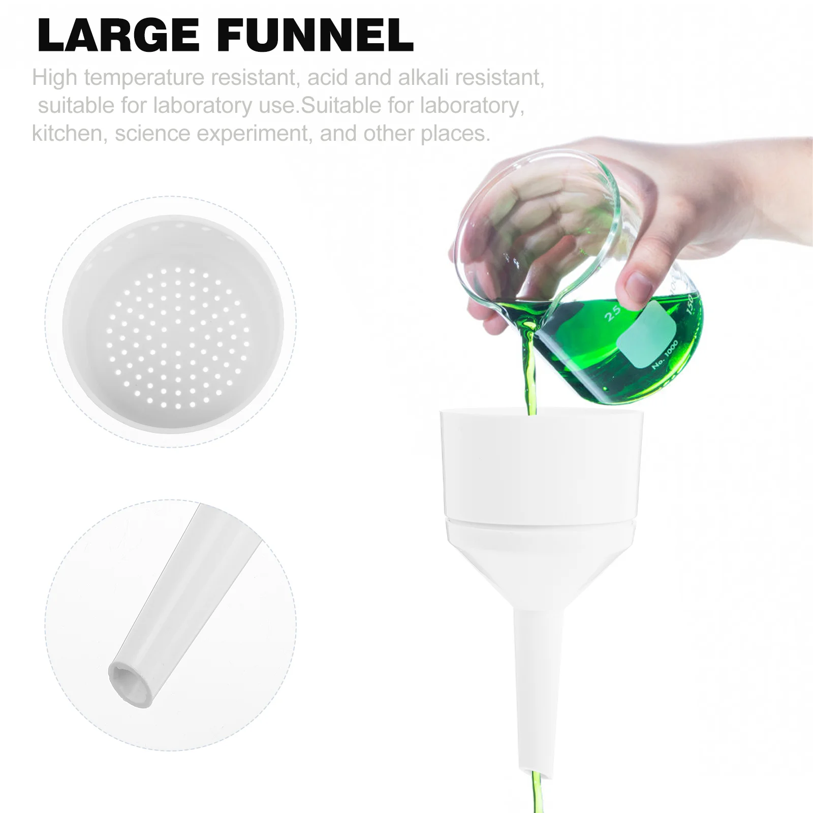 Воронка Бюхнера химическая лаборатория набор фильтров для фильтрации