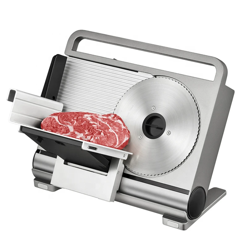 

Household Kitchen Electric Food Cutting Machine Cheese Carrot Frozen Meat Slicer with Anti Cut Ejector