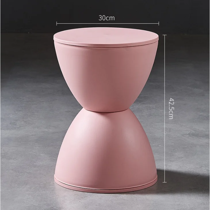 Пластиковый стул боковой стол Креативный дизайн прикроватный столик песочные