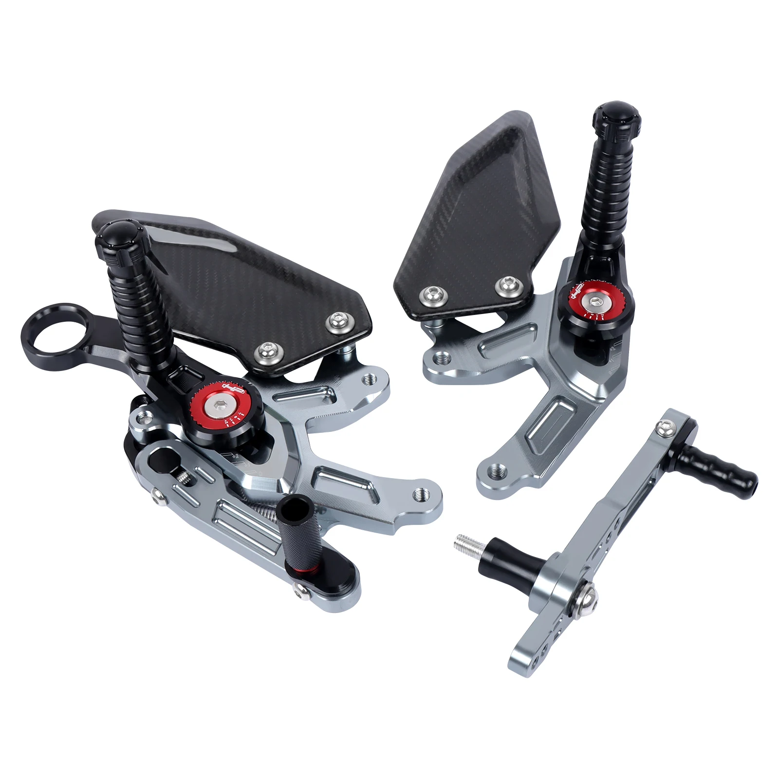 

Для BMW S1000RR R S 1000 RR S1000 RR 2015-2018 Регулируемая задняя алюминиевая подставка для ног из углеродного волокна, подставка для ног, аксессуары