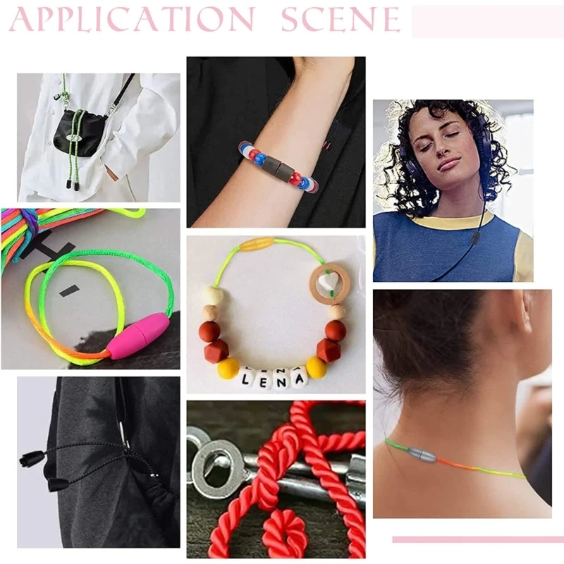 Отрывная застежка для шнурка соединители бочонков из бисера пластиковая