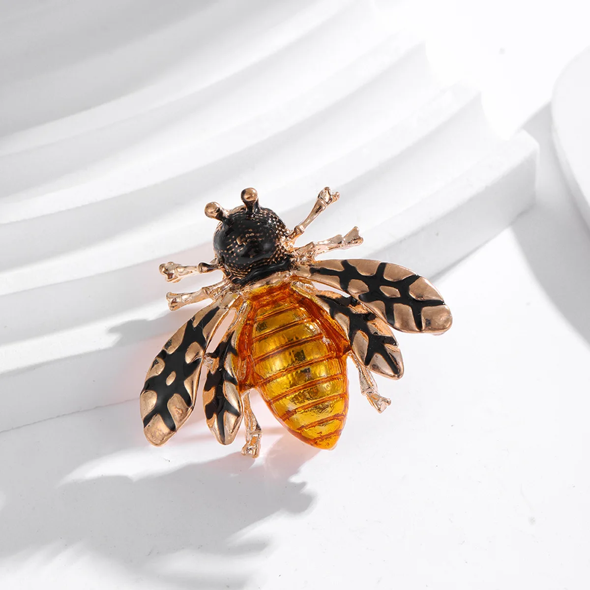 Новинка брошь в виде желтой пчелы модное качество элегантная мужская и женская