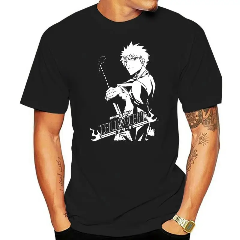 

Отбеливающая черная футболка для взрослых Ichigo