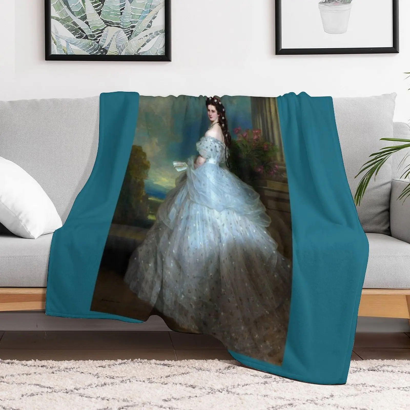 Портрет императрицы Елизавета из Австрии Фрэнца Эндра Зиндхатера — Баварская