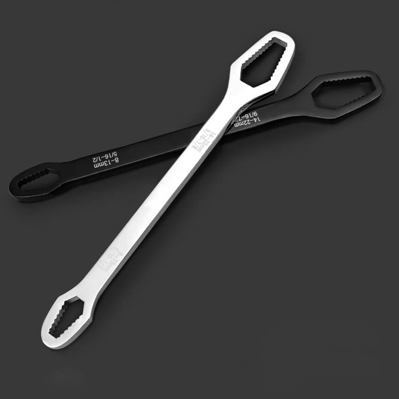 

1pcs 3-17mm 8-22mm Universal Torx Wrench Self-tightening Adjustable Wrench Board Double-head Torx Spanner Hand Tools