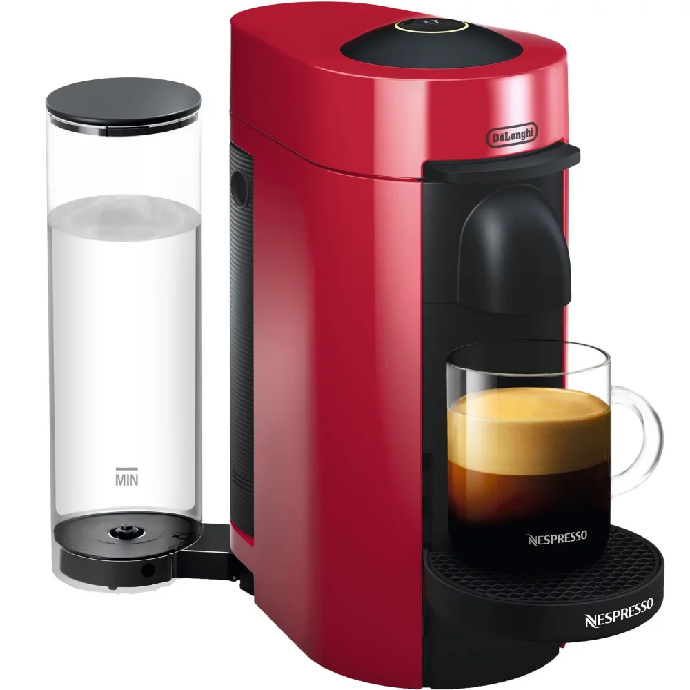 

UOSO VertuoPlus Coffee and Espresso Maker by De'Longhi, Cherry Red