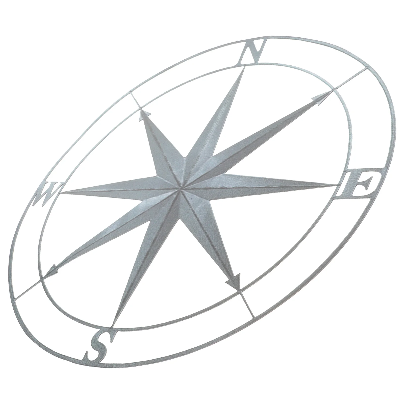 

Compass Wall Hanging Decorations Decors Vintage Scene Pendants Iron Shaped Metal Outdoor Crafts Ornaments Home