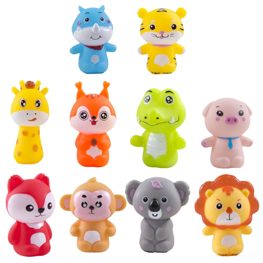 

2 Sets Finger Story Telling Puppets Toddler Animal Toys Talking Cartoon Bath Kids Appease