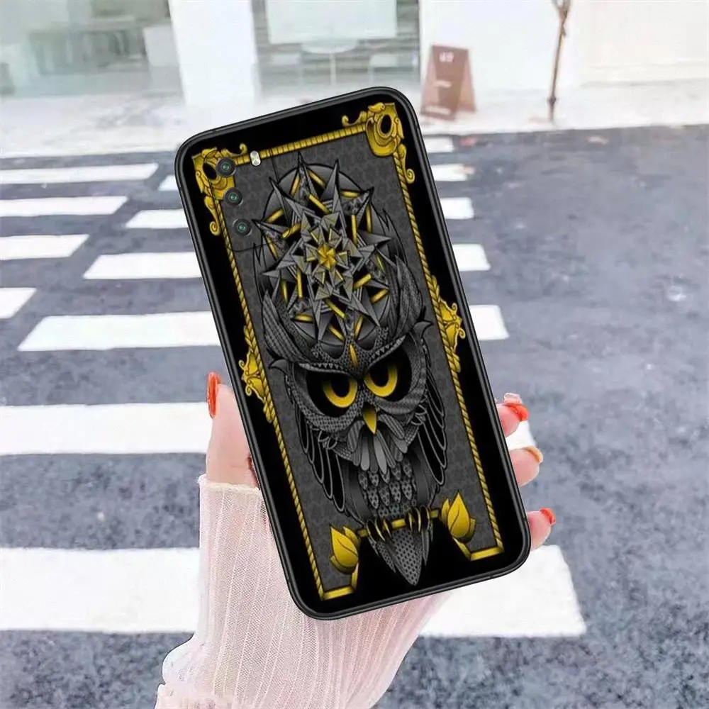 Фото Детская Сова искусство для Xiaomi Mi 10 10i 10S 10T 11 11i 11T 11X 12 12X Φ Lite Pro Ultra аксессуары чехол для телефона №3