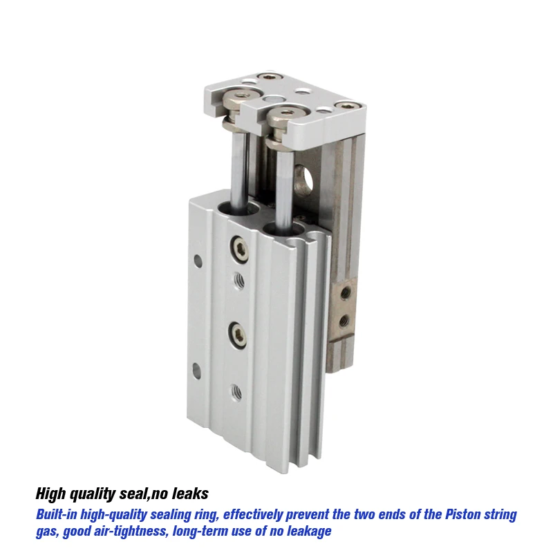 Пневматический направляющий стол серии MXQ12 двойной стержень пневматический