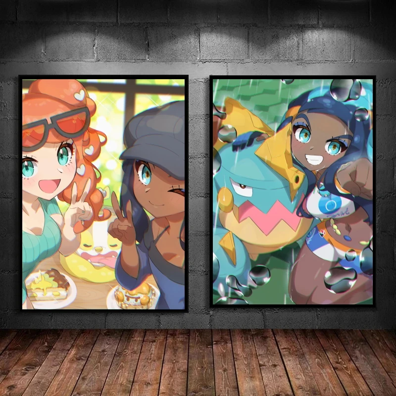 

Canvas Artwork Painting Baokemeng Characters Modular Prints Aesthetic Poster Picture Cuadros Best Gift Christmas Gifts