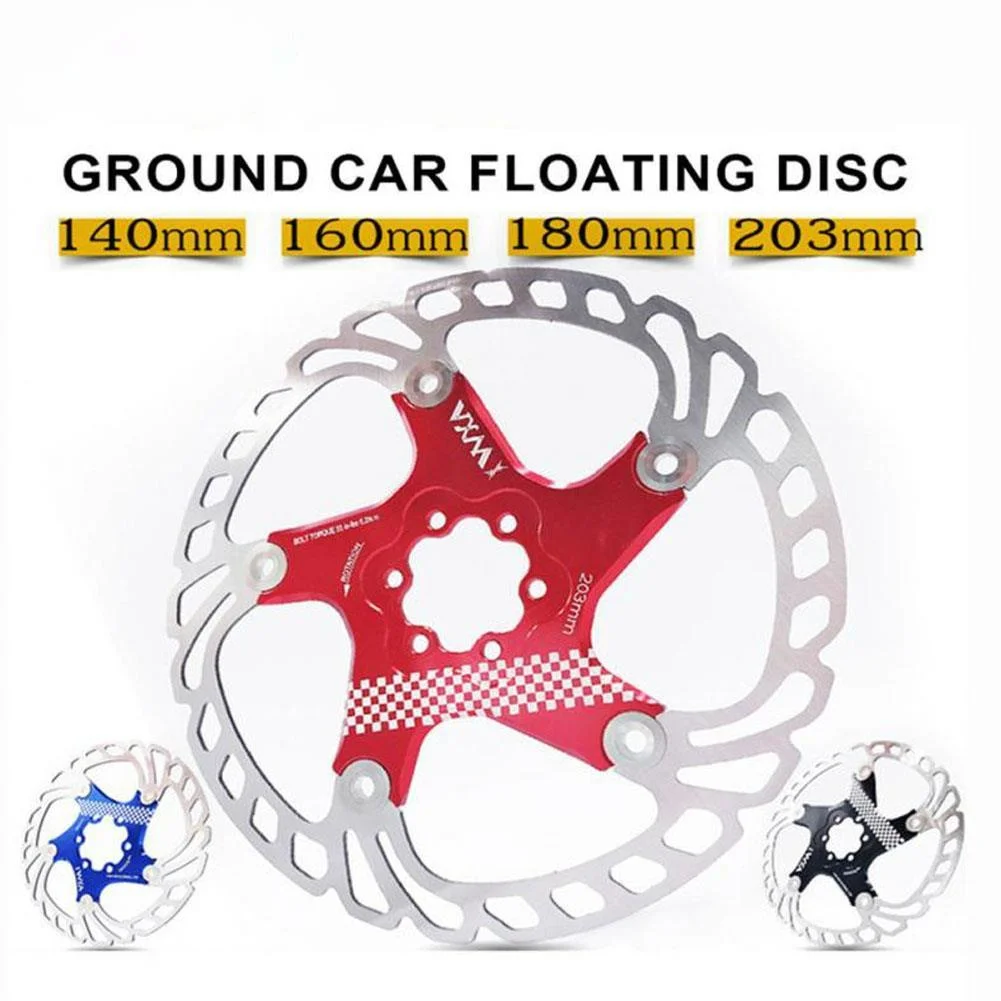 

1pc Bicycle Disc Brake Rotor 140mm 160mm 180mm 203mm Bicycle Floating Discs Hydraulic Brakes Rotors Mtb Rotor Bike Part