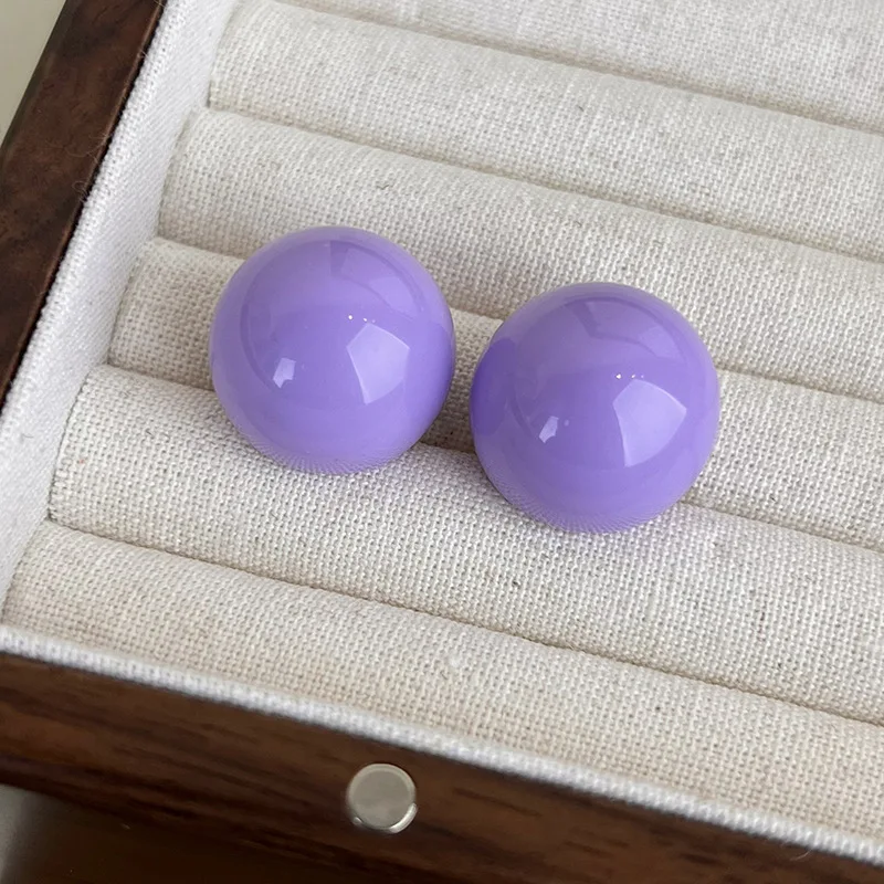 Серьги-гвоздики Draweye с шариками карамельных цветов для женщин корейская мода