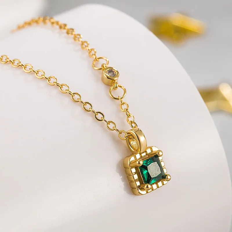 Женское Ожерелье с кристаллами KOFSAC повседневное ожерелье из серебра 925 пробы