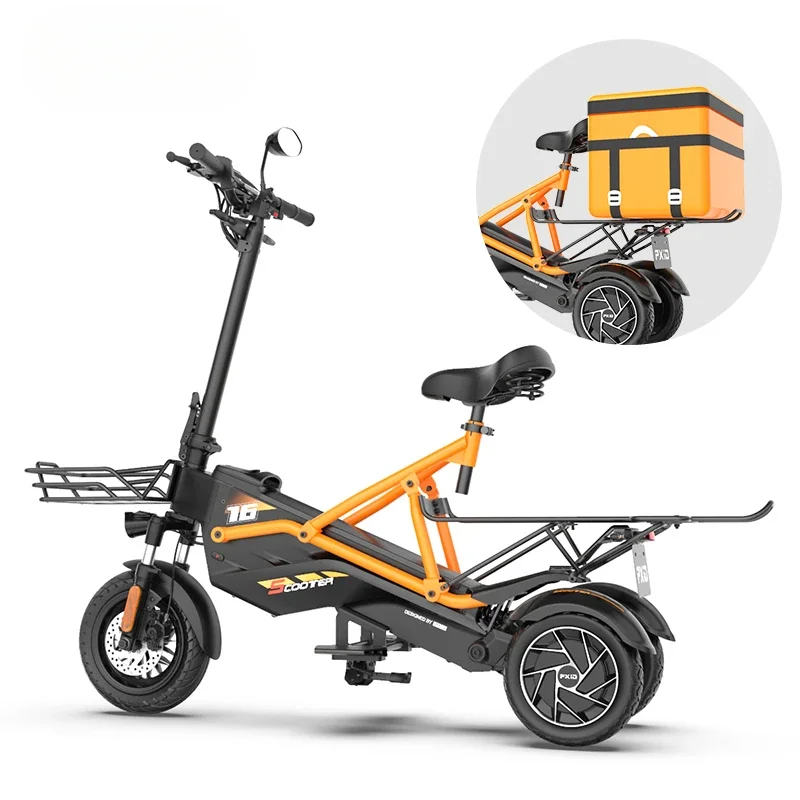 Розничная продажа складной трехколесный электрический скутер для взрослых