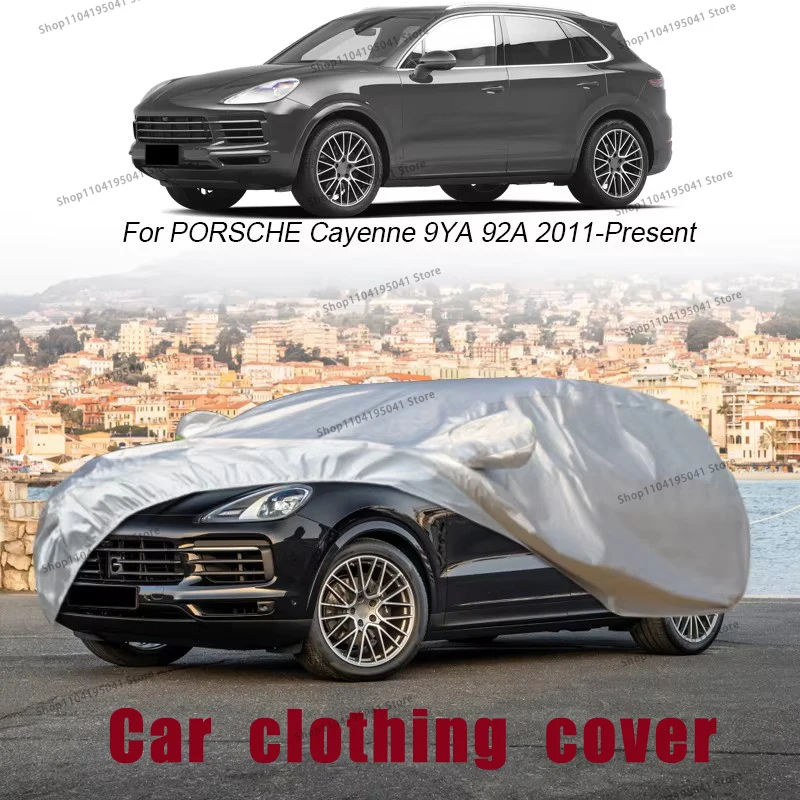 

Автомобильный чехол для Porsche Taycan, Macan, Panamera, защитный чехол Cayenne, против старения, автоматический пылезащитный, против дождя, снега, водонепроницаемый