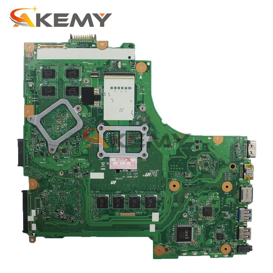 Akemy X450CC материнская плата для ноутбука ASUS X450C оригинальная 4GB-RAM I3-CPU GT720M - купить по