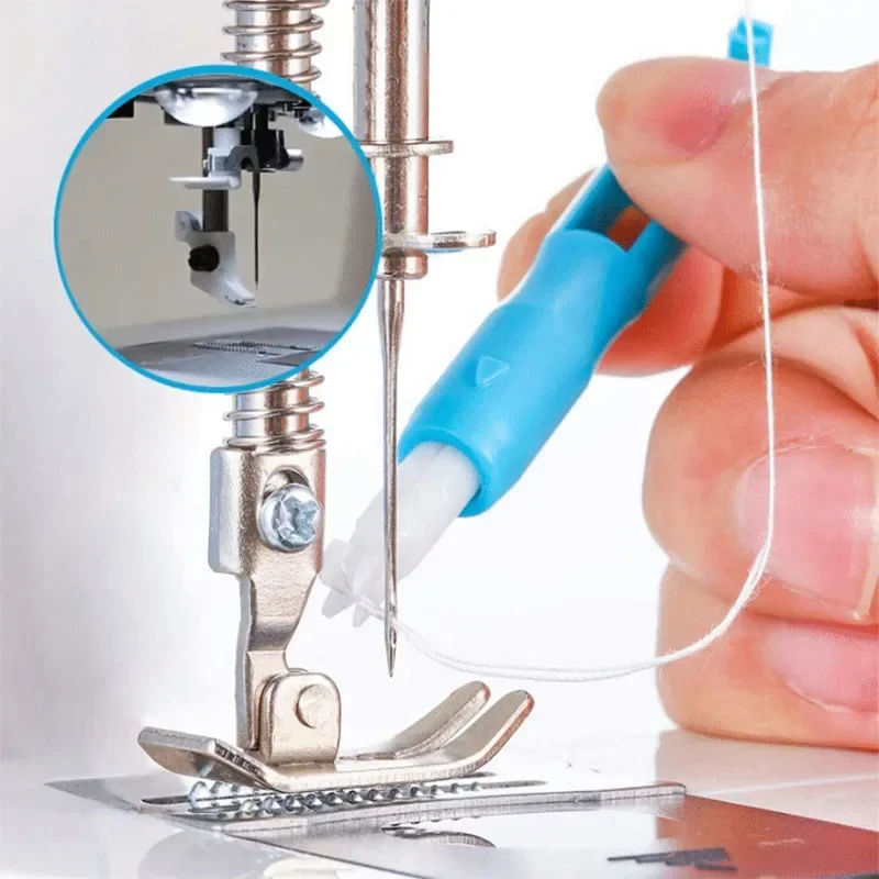 

Sewing Machine Needle Threader Stitch Insertion Tool Automatic Threader Quick Household Threader Needle Changer Hold Needles