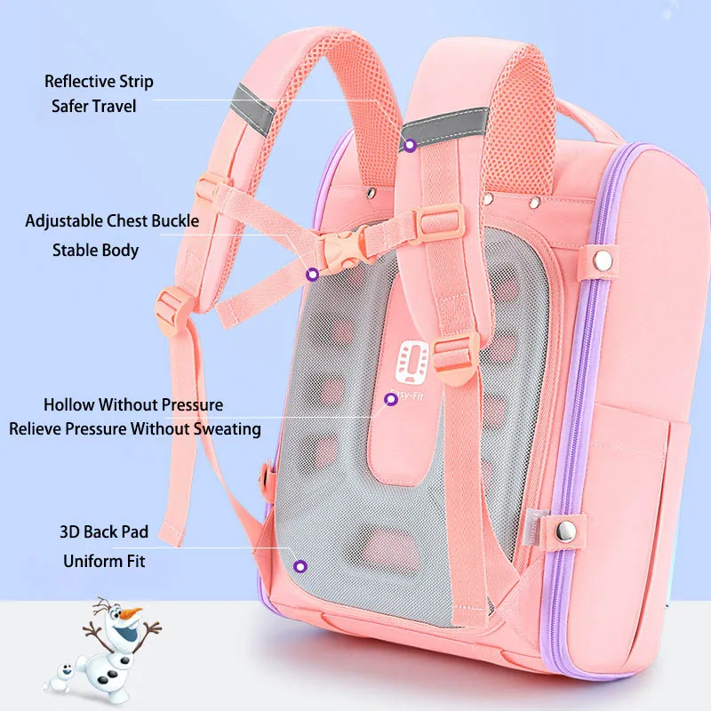 Backpack Primary School Students' Schoolbags Girls Light Weight Relief ridge Protection Aisha cute Cartoon Girls for Girl