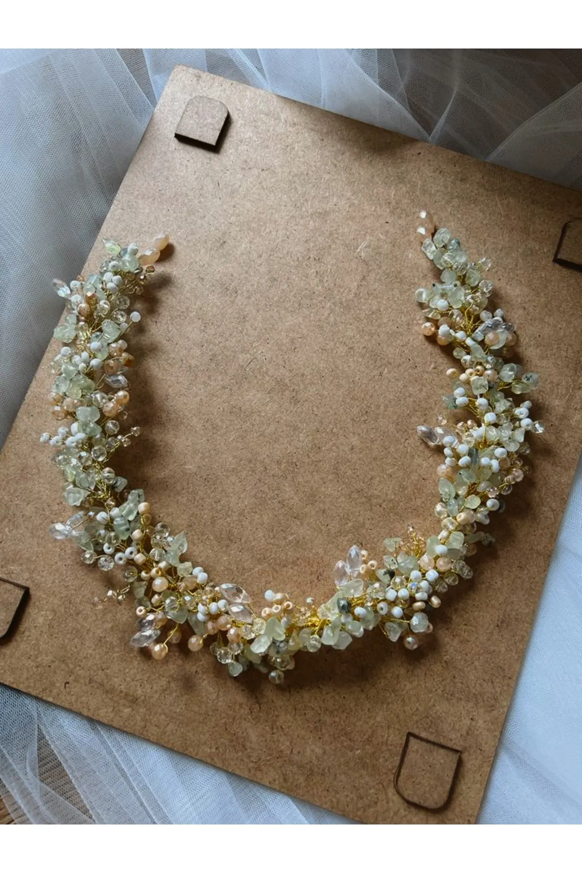 

Bridal Accessories Oilgreen Crown Wedding Handmade For Bride And Bridesmaids