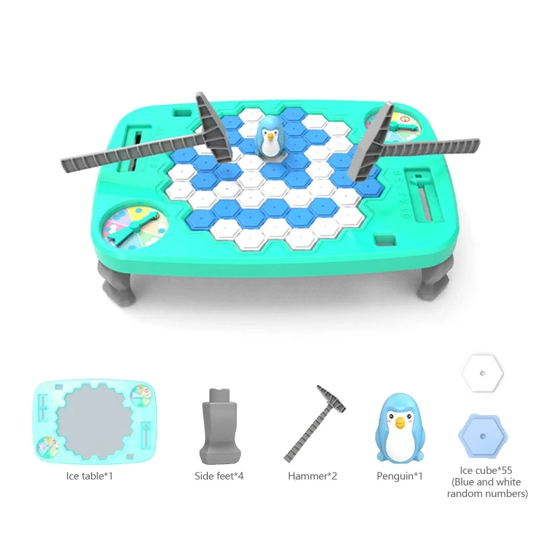 

Ice Breaker Game Save Penguin Ice Breaking Toy The Ice Family Interactive Funny Game Can be Given as Gifts to Children
