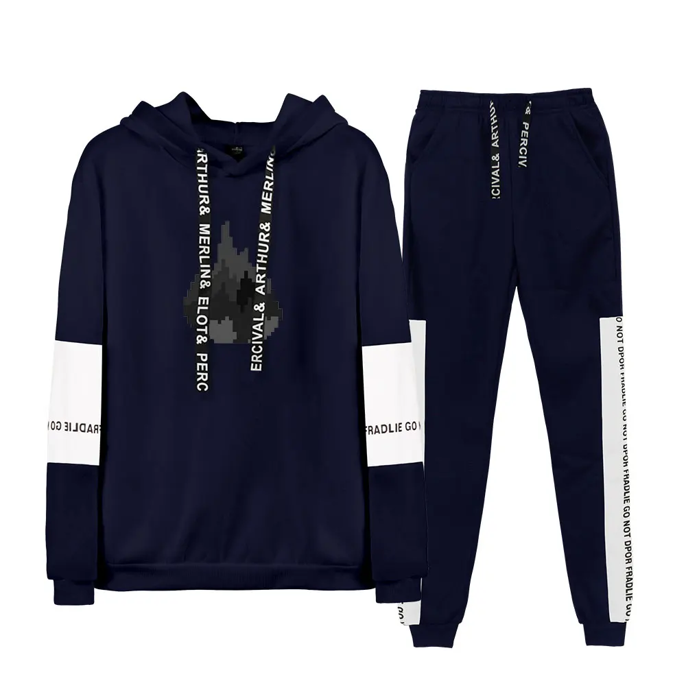 

Мужской/женский Повседневный пуловер Dream Sapnap Merch, комплект из 2 предметов, толстовка с капюшоном и штаны, Модный популярный костюм