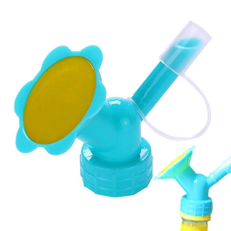 

Mini Plastic Watering Can Spout Bottle Cap Dual Head Sprinkler Nozzle Indoor Plant Watering Can Garden Sprinkler Tool
