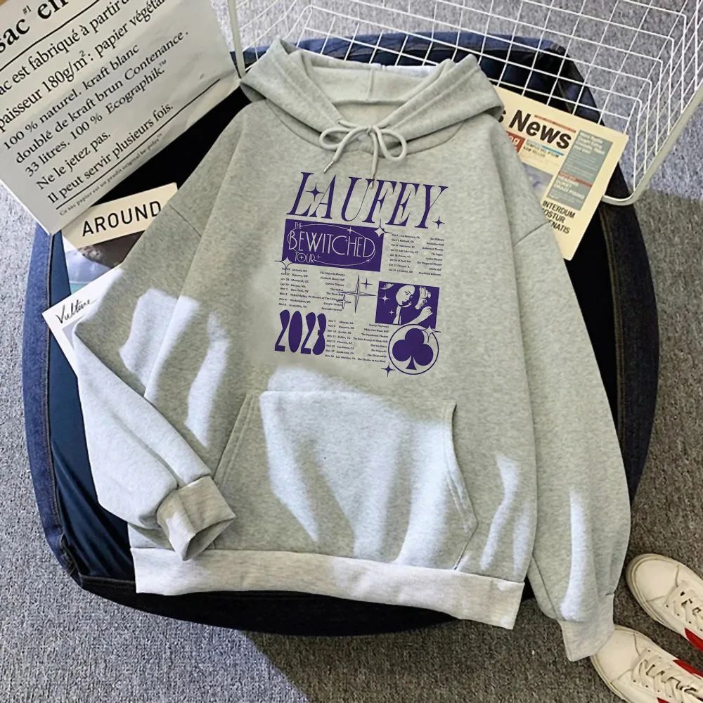 Laufey hoodie trendy clothes for teens Japanese athleisure anime sweater women pullover graphic winter designer soft fabric